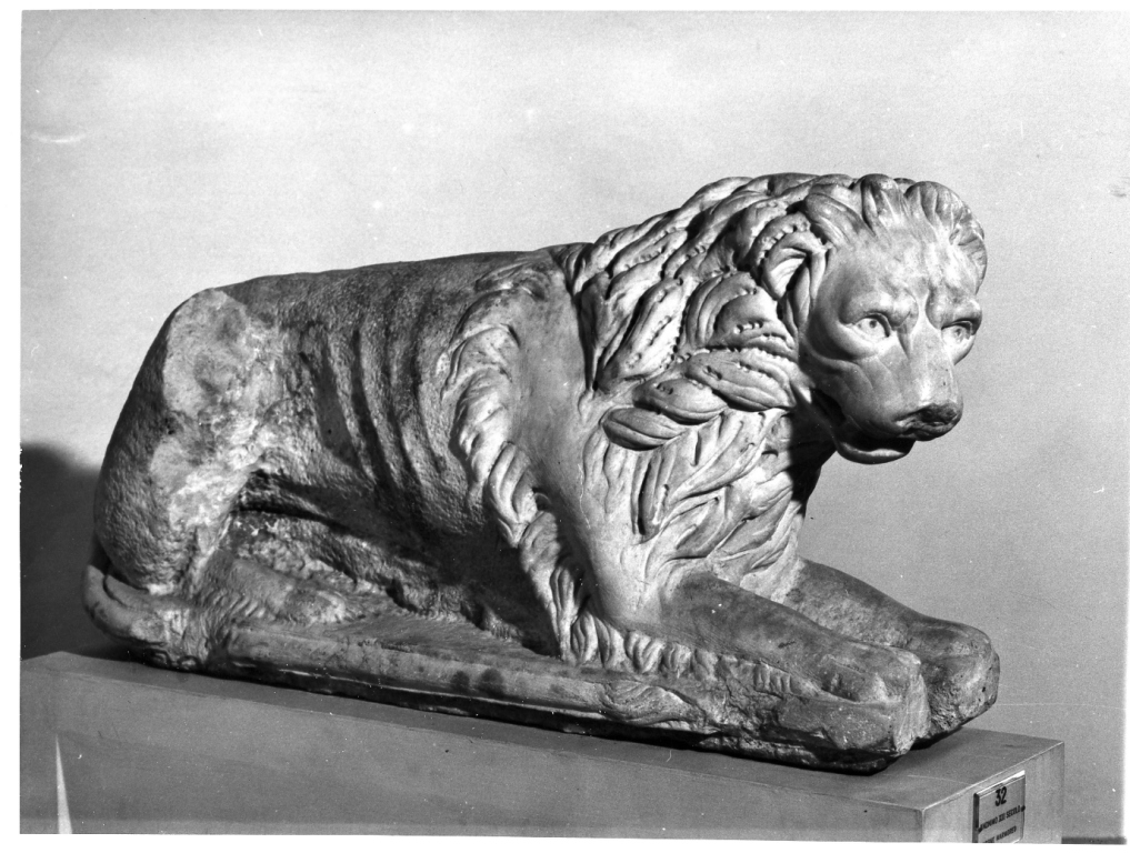 leone (scultura) - manifattura laziale (sec. XIII)