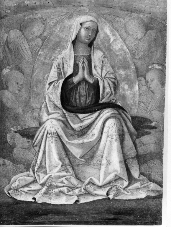 Madonna in gloria (dipinto) - ambito viterbese (sec. XV)