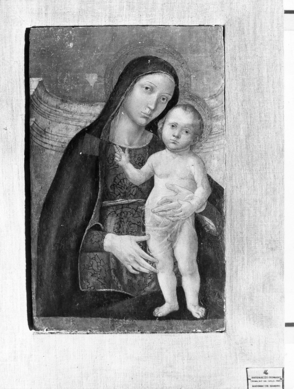 Madonna con Bambino (dipinto) di Aquili Antonio detto Antoniazzo Romano (sec. XV)