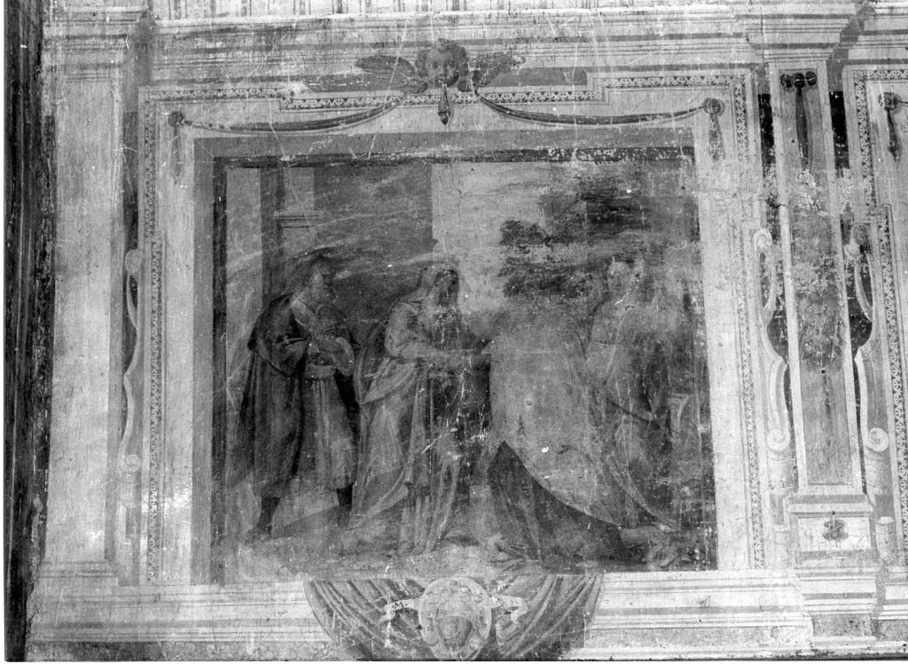 visitazione (dipinto) di Marzi Gian Maria (sec. XVII)