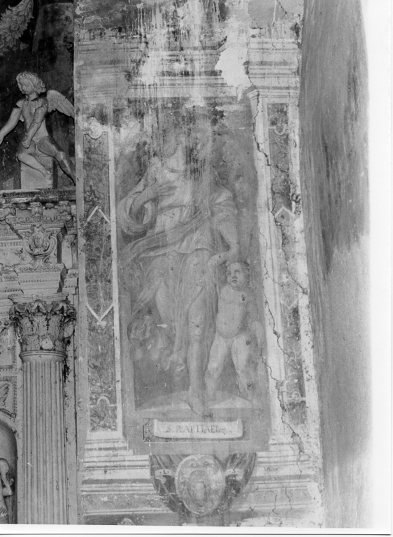 Tobia e San Raffaele arcangelo (dipinto) di Marzi Gian Maria (sec. XVII)