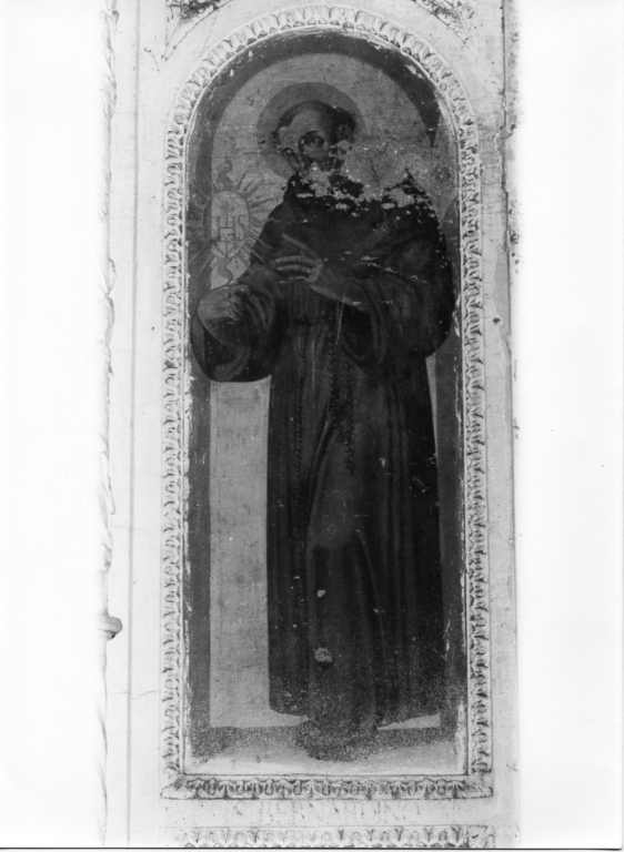 San Bernardino da Siena (dipinto) di Chiari Fabrizio (attribuito) (metà sec. XVII)