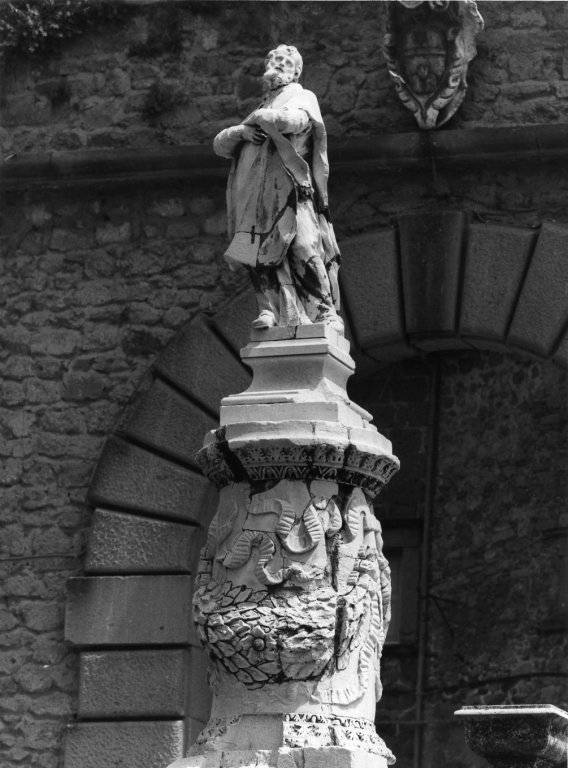 Sant'Eutizio, Santo (statua) - ambito laziale (fine sec. XVIII)