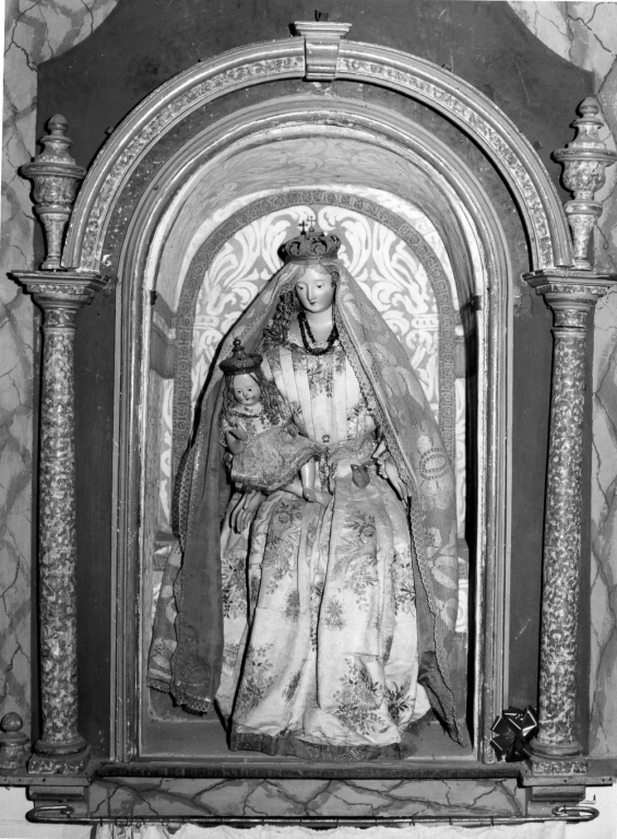 Madonna con Bambino (manichino) - ambito laziale (inizio sec. XVIII)
