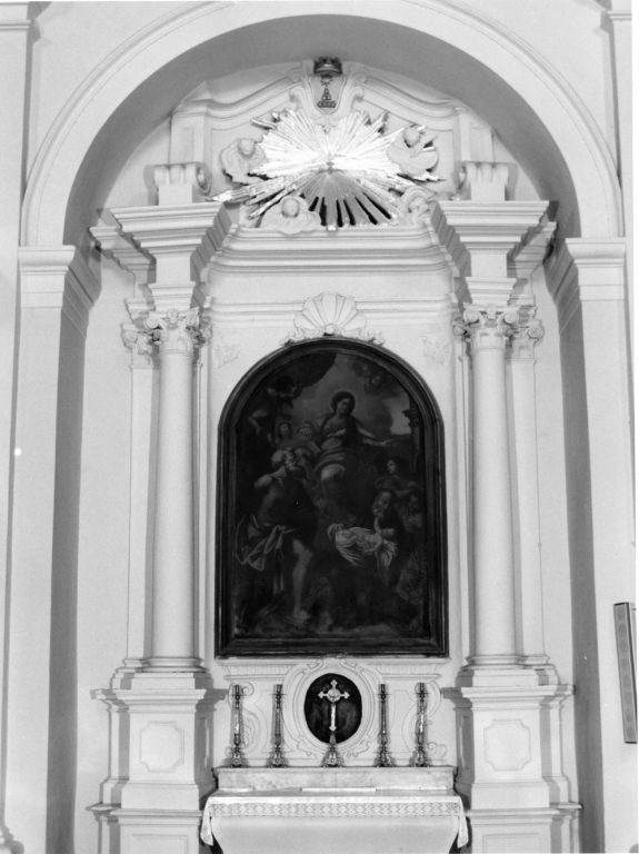Altare di Sant'Andrea e San Felice da Cantalice (altare) - ambito laziale (prima metà sec. XVIII)