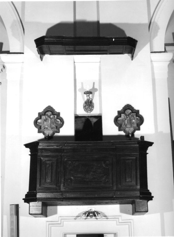 pulpito - produzione laziale (fine sec. XVIII)