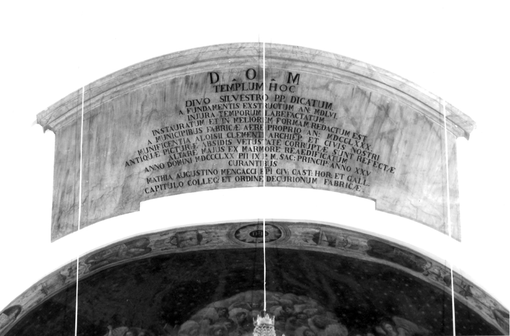 lapide documentaria - ambito laziale (sec. XIX)