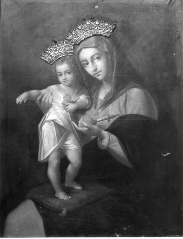 Madonna con Bambino (dipinto) - ambito laziale (metà sec. XIX)