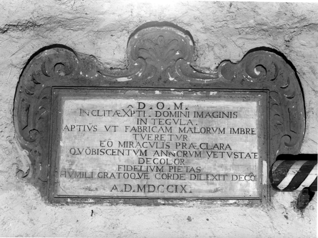 lapide - ambito laziale (primo quarto sec. XVIII)