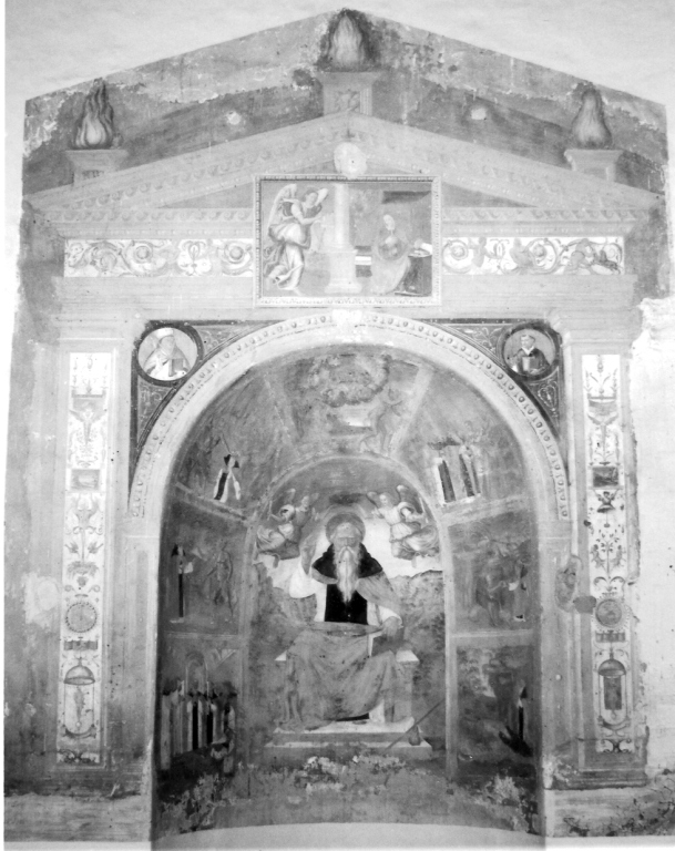 Sant'Antonio Abate (dipinto, ciclo) di Torresani Bartolomeo (seconda metà sec. XVI)