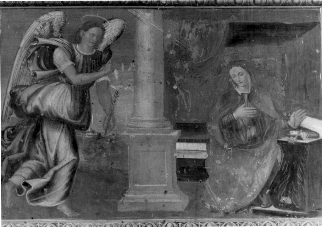 Annunciazione (dipinto, ciclo) di Torresani Bartolomeo (seconda metà sec. XVI)