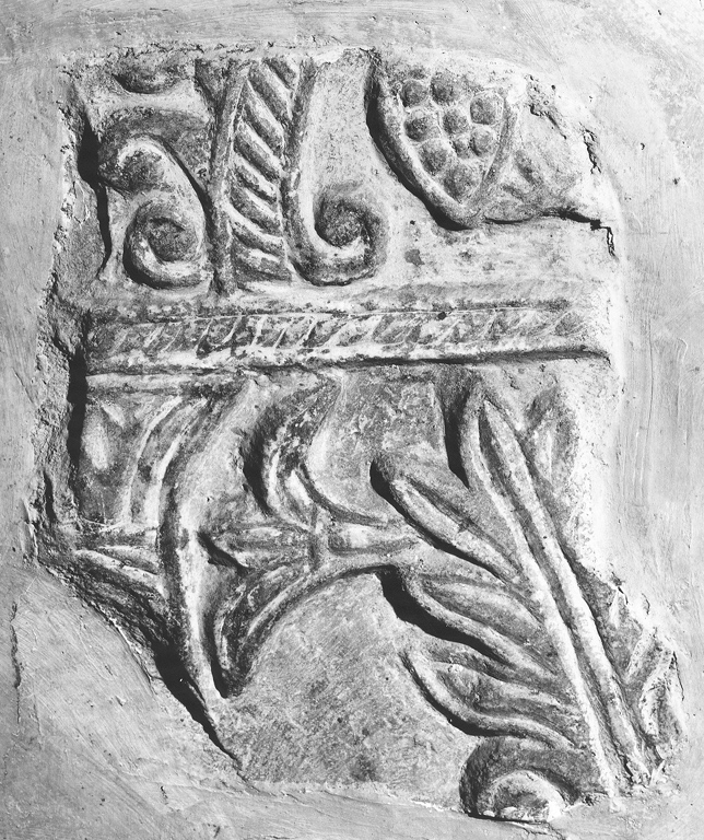 motivi decorativi (rilievo, frammento) - ambito italiano (sec. VIII)