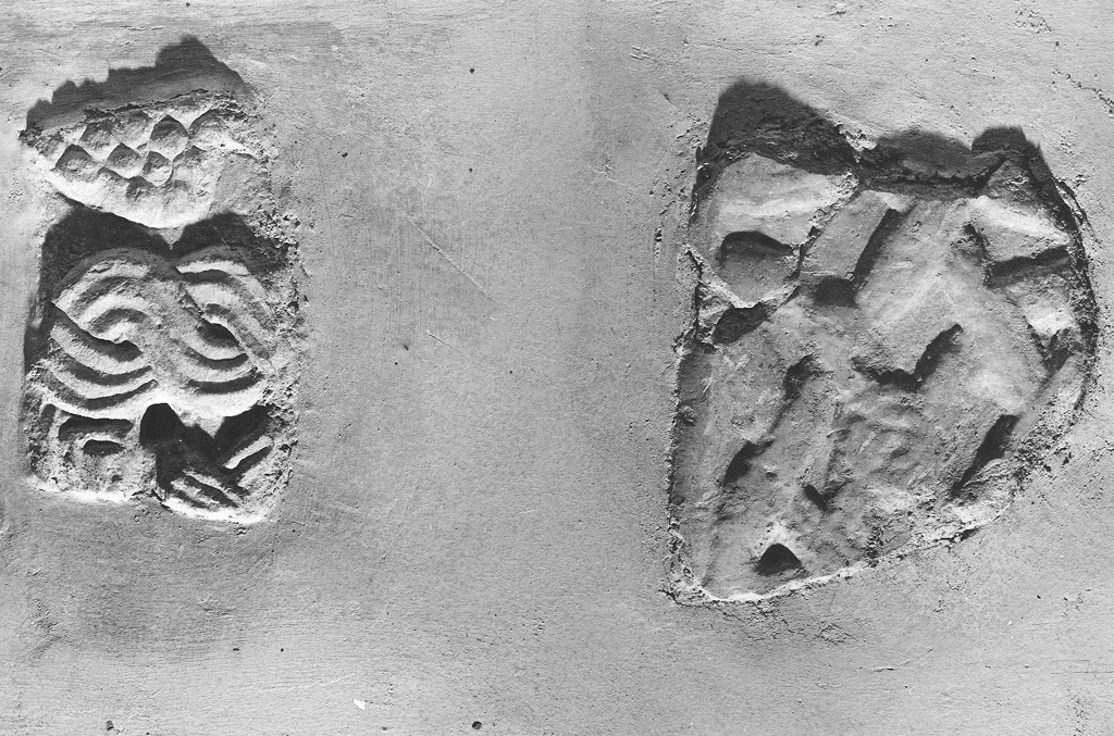 motivi decorativi (rilievo, frammento) - ambito italiano (sec. VIII)