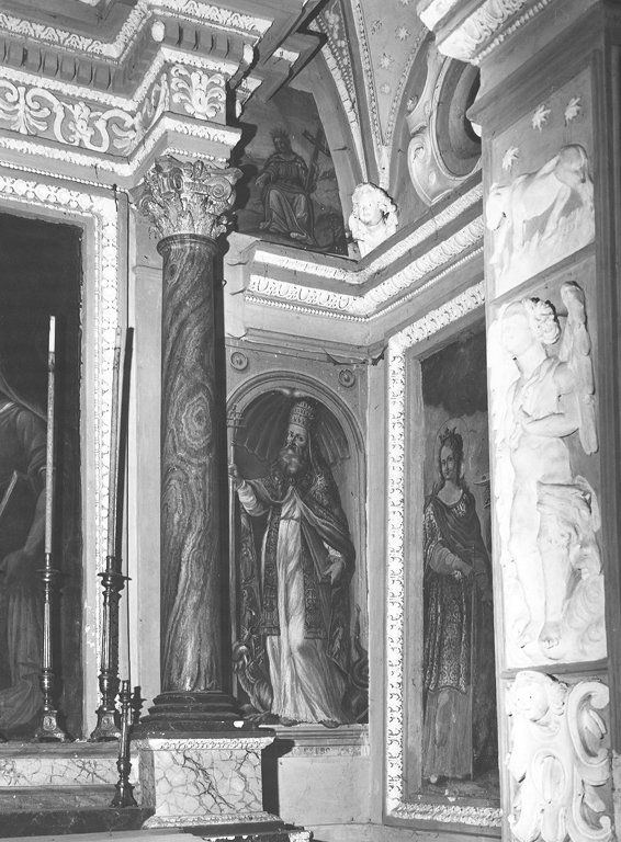 San Silvestro (dipinto) di Rosati Antonio (sec. XVII)