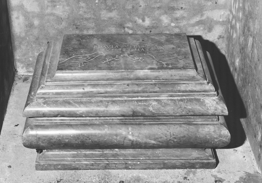 lapide tombale - ambito italiano (sec. IV)