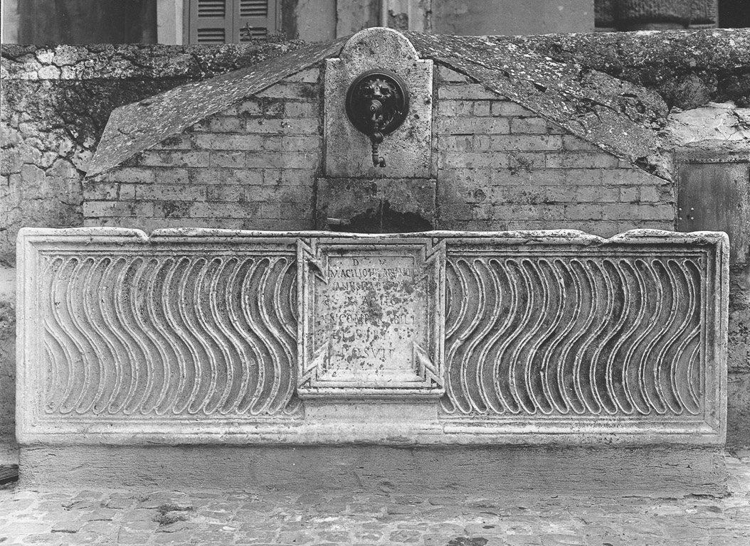 fontana - ambito italiano (secc. III/ IV)