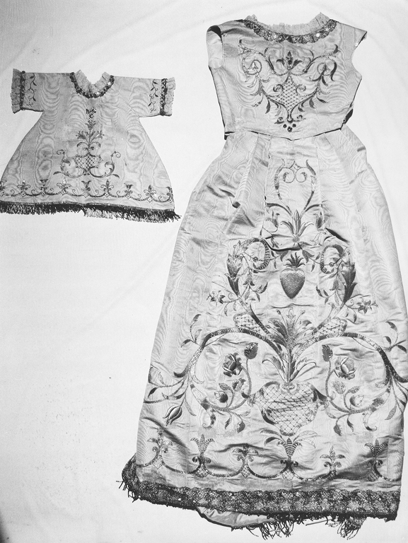 veste da statua, elemento d'insieme - ambito italiano (sec. XIX)