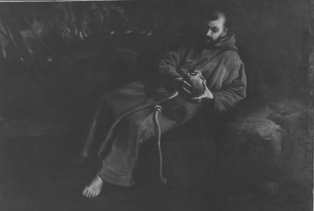 San Francesco d'Assisi in preghiera (dipinto) di Cardi Ludovico detto Cigoli (attribuito) (fine/inizio secc. XVI/ XVII)