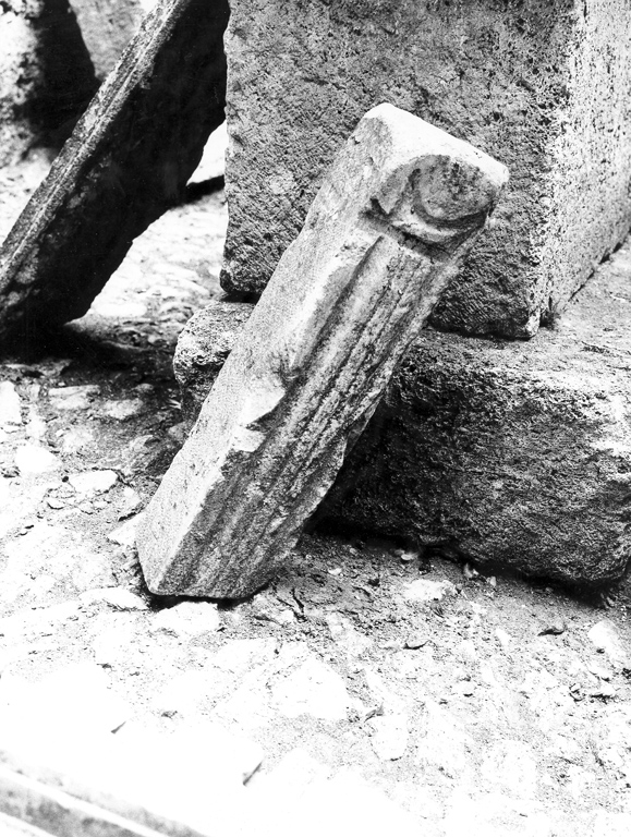 pilastrino, frammento - ambito Italia centrale (sec. VI)