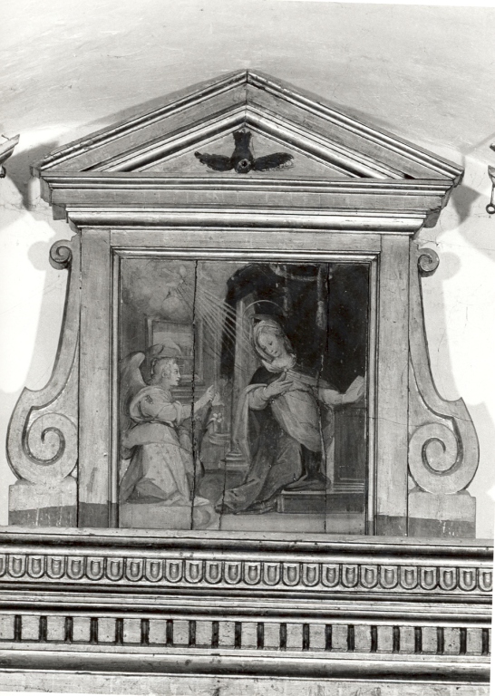 Annunciazione (dipinto) di Giorgio da Orte (attribuito) (sec. XVI)