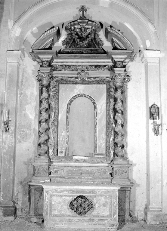 altare - ambito laziale (seconda metà sec. XVII)