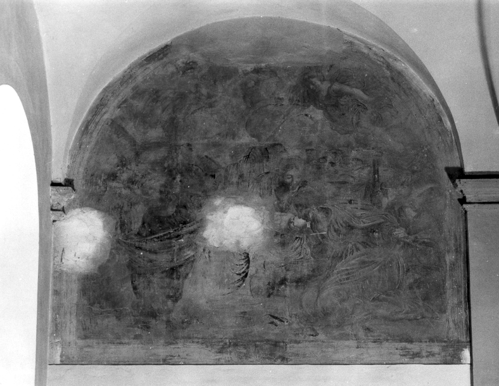 Storie della Vergine e santi (dipinto) - ambito Italia centrale (sec. XVII)