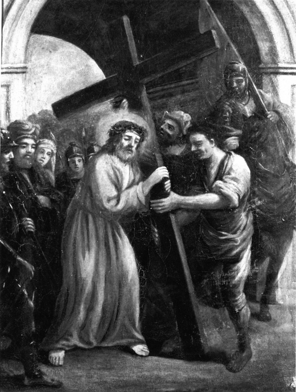 Via Crucis (dipinto, serie) - ambito romano (sec. XVIII)