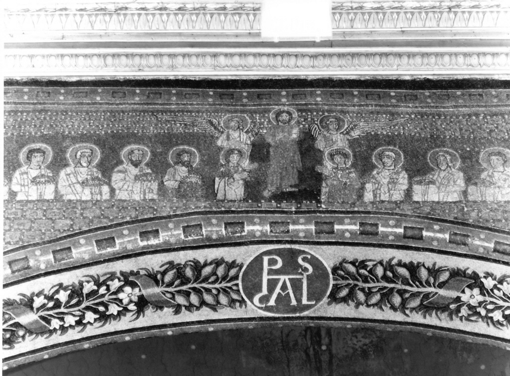 La Gerusalemme Celeste (decorazione musiva) - bottega romana (sec. IX)