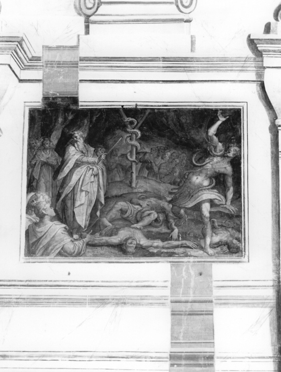 Storie di Mosè (decorazione pittorica, ciclo) di Balducci Giovanni detto Cosci (attribuito) (fine sec. XVI)