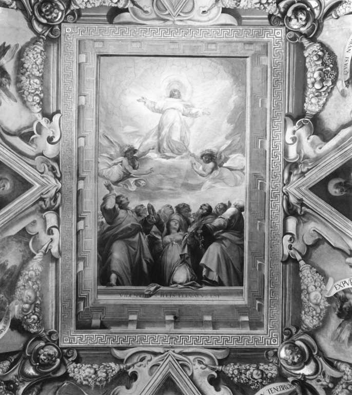 Ascensione di Gesù Cristo (dipinto, complesso decorativo) di Cesari Giuseppe detto Cavalier d'Arpino (sec. XVI)