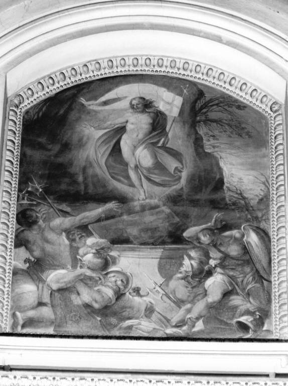 Resurrezione di Gesù Cristo (dipinto, complesso decorativo) di Cesari Giuseppe detto Cavalier d'Arpino (sec. XVI)