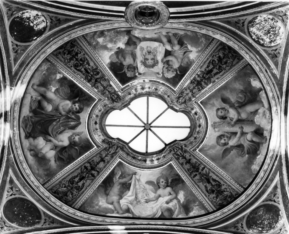 Angeli con simboli della Passione (dipinto) di Ruspi Ercole (sec. XIX)