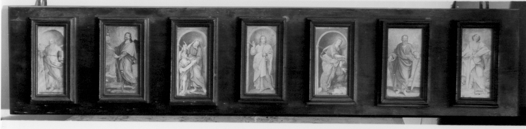 Cristo e i dodici Apostoli (pannello) - ambito romano (sec. XIX)