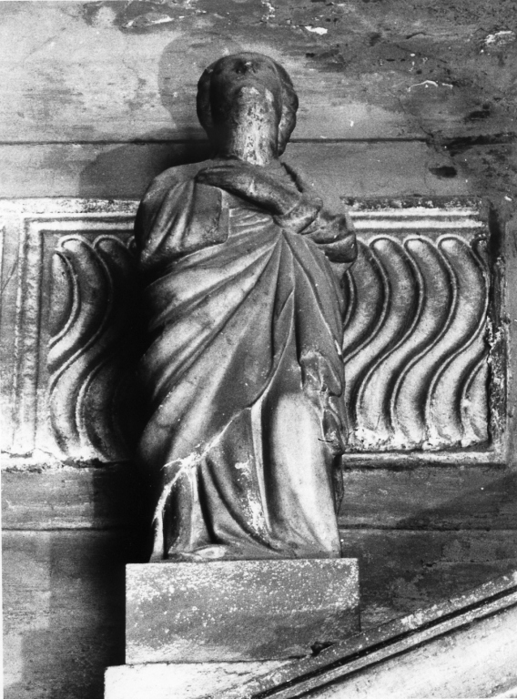 Santo (statuetta) - ambito romano (sec. XV)