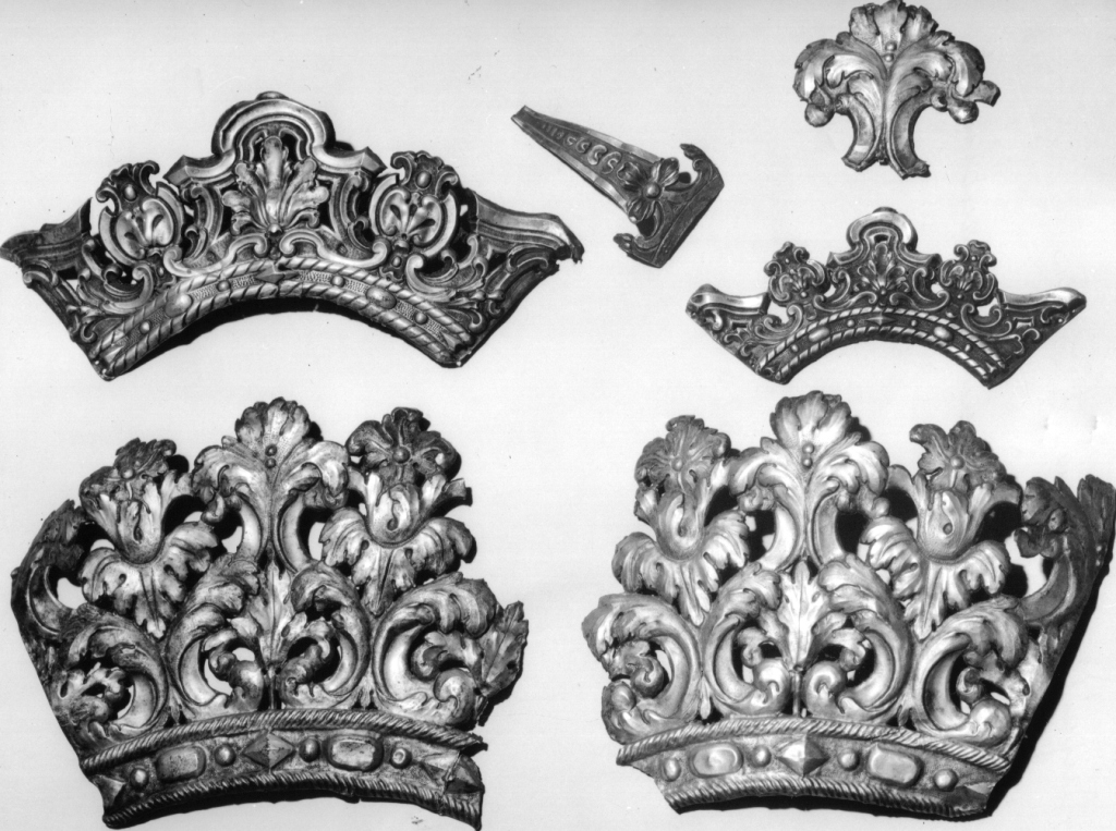 corona da dipinto - ambito laziale (sec. XVIII)