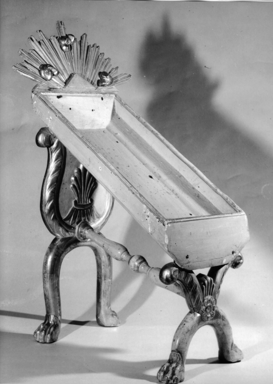 culla - ambito laziale (fine/inizio secc. XIX/ XX)