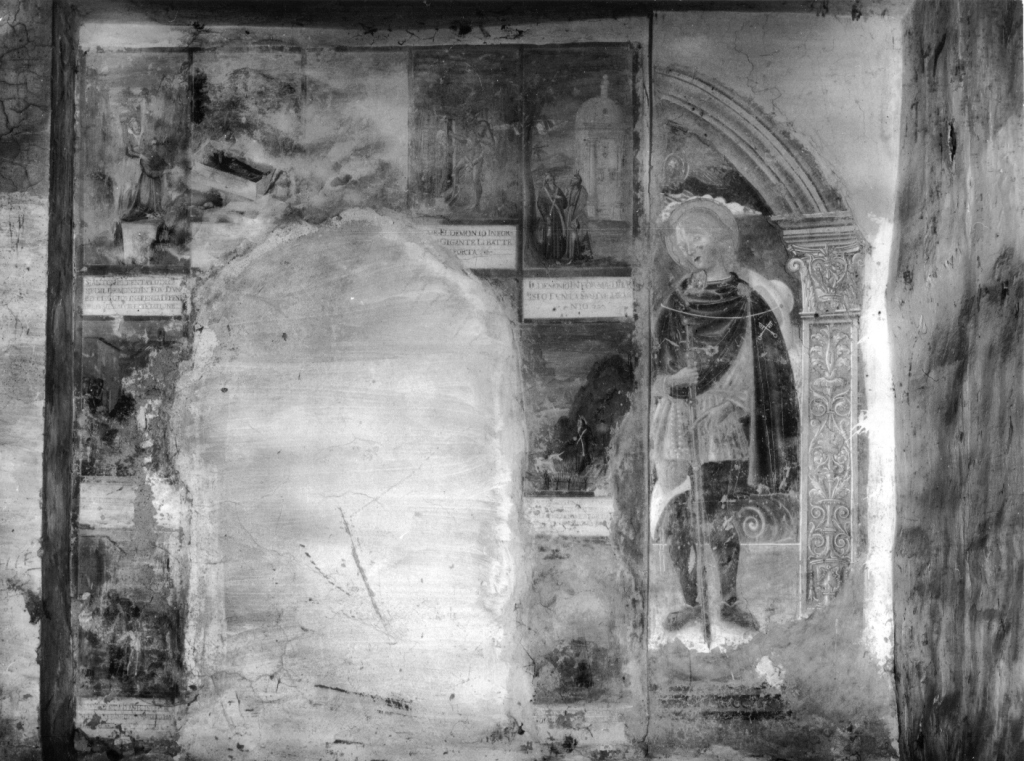 episodi dell vita di Sant'Antonio Abate (dipinto, serie) - ambito laziale (sec. XVIII)