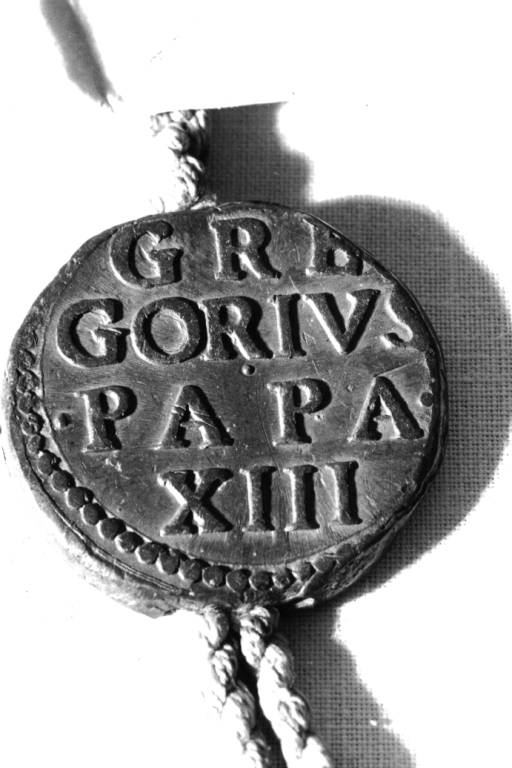 bolla papale - ambito romano (sec. XVI)