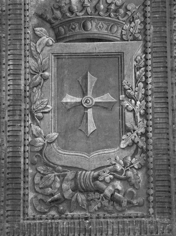 stemma della Congregazione del Gonfalone (dipinto) di Panzavolta Domenico (prima metà sec. XIX)