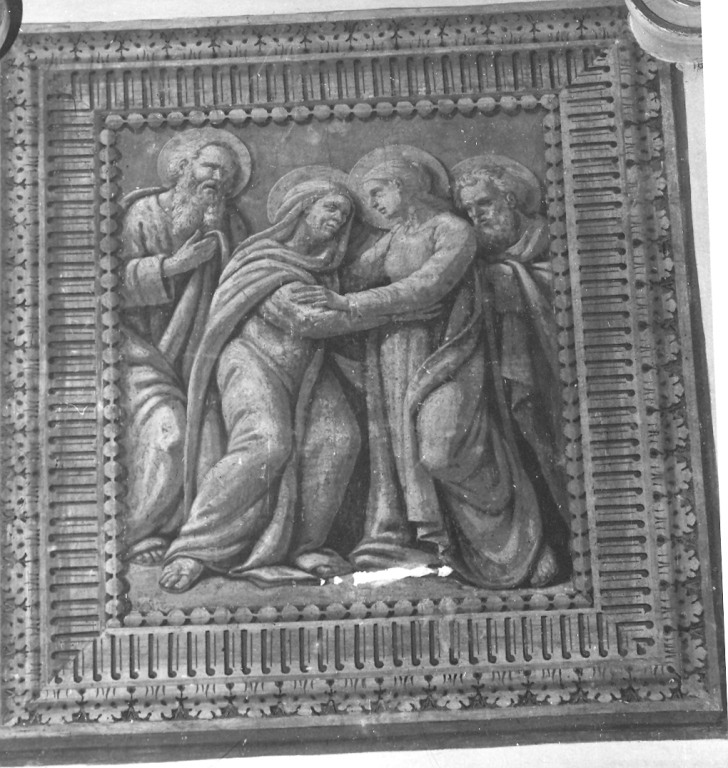 visitazione (dipinto) di Della Valle Giuseppe (prima metà sec. XIX)