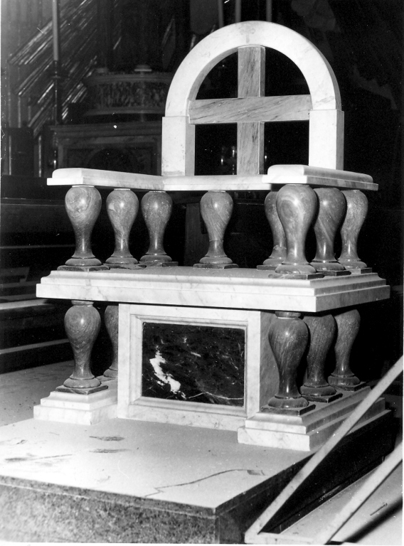 cattedra episcopale - ambito romano (sec. XIX, sec. XX)