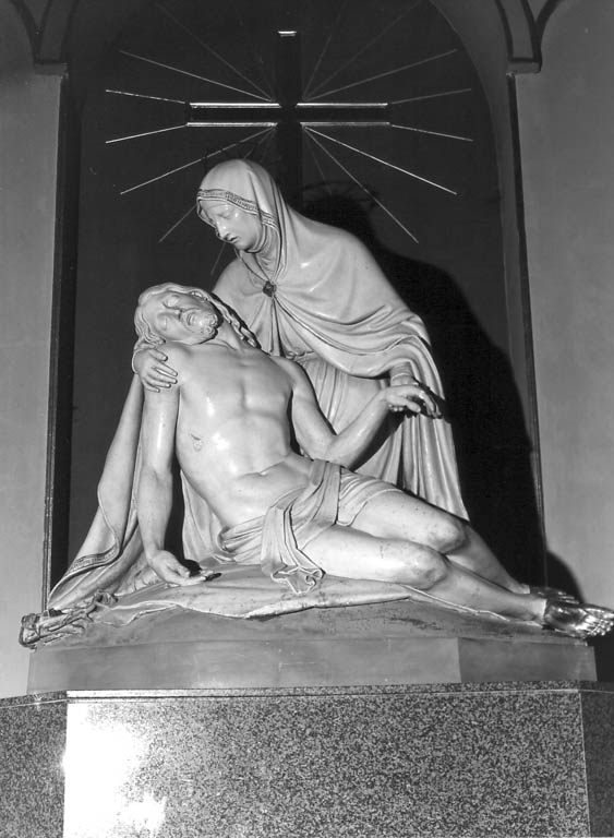 Pietà (gruppo scultoreo) di Achtermann Wilhelm (sec. XIX)
