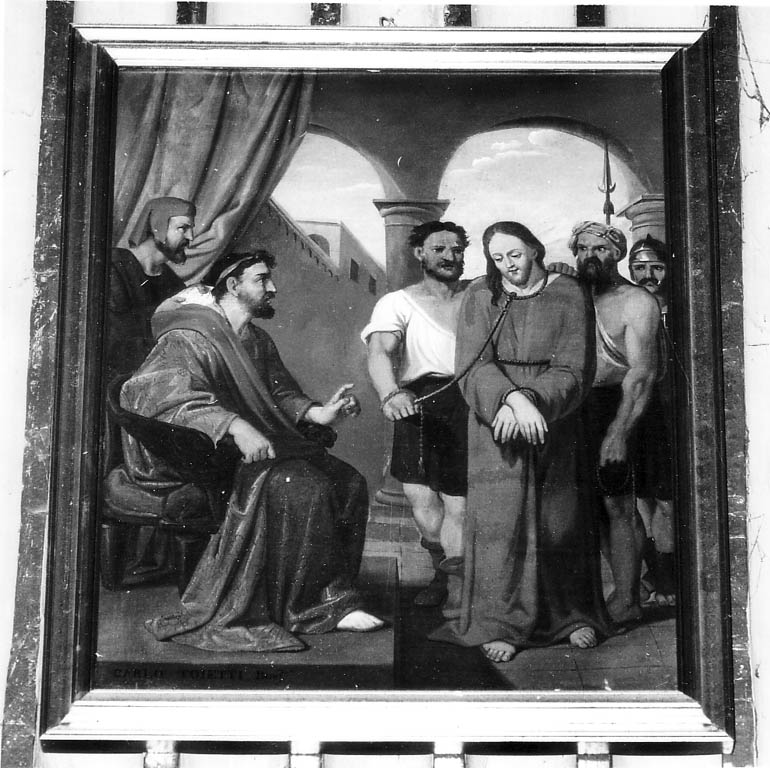 Via Crucis (dipinto, ciclo) di Busuttil Salvatore (sec. XIX)