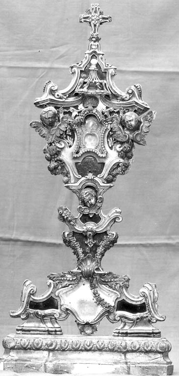 reliquiario - a ostensorio - ambito romano (sec. XVIII)