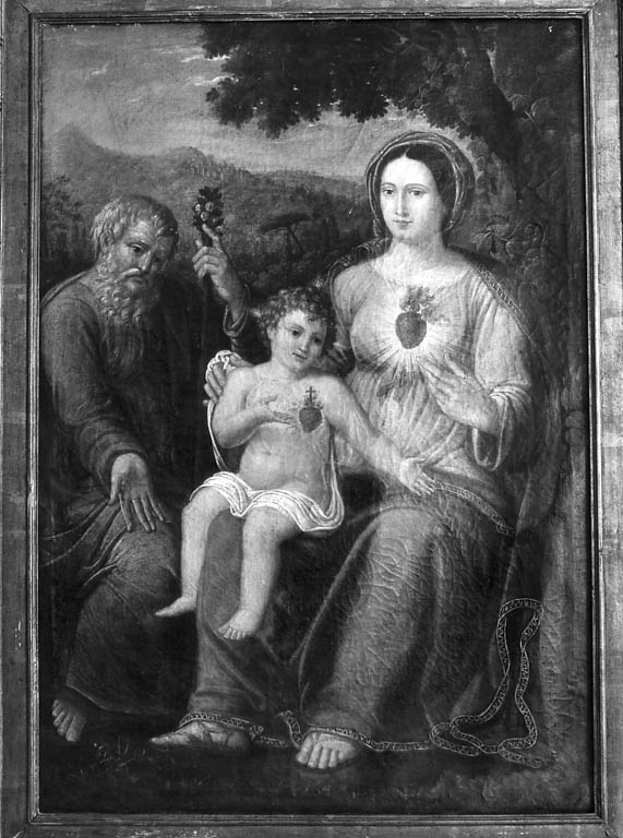 Sacra Famiglia (dipinto) - ambito romano (sec. XIX)