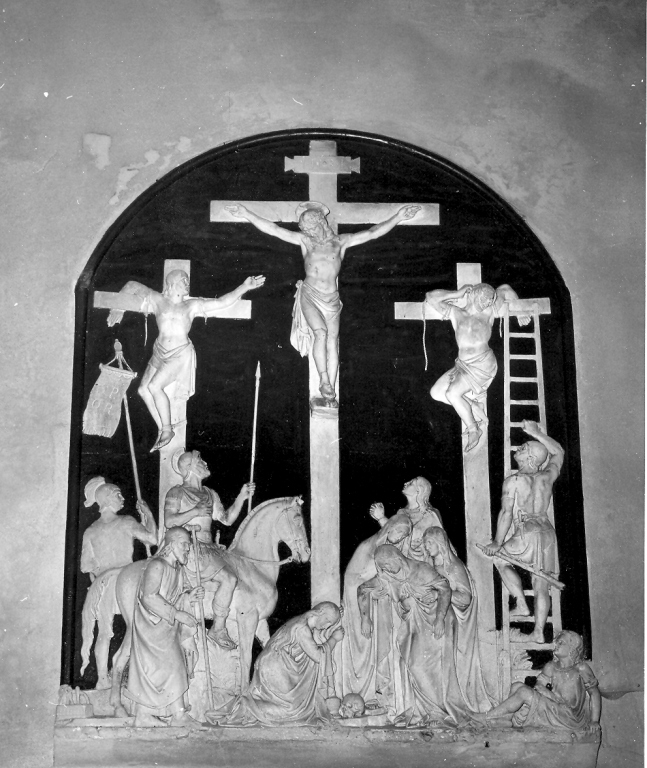 crocifissione (rilievo) di Achtermann Wilhelm (sec. XIX)