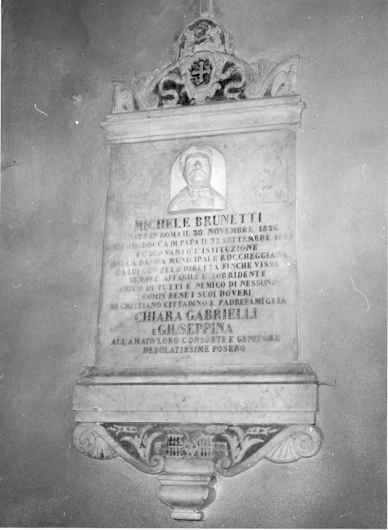 lapide commemorativa di Cipriani (sec. XIX)