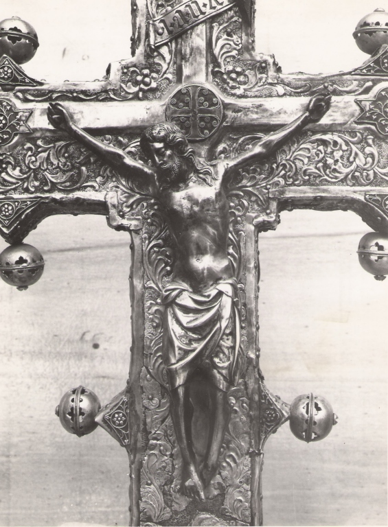 Cristo crocifisso (rilievo) di Gallucci Nicola da Guardiagrele (maniera) (terzo quarto sec. XV)