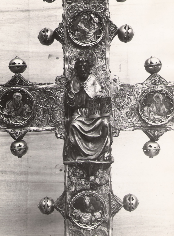 Cristo in trono (rilievo) di Gallucci Nicola da Guardiagrele (maniera) (terzo quarto sec. XV)