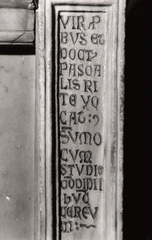 cero pasquale di Pasquale Romano (attribuito) (fine sec. XIII, sec. XVIII)